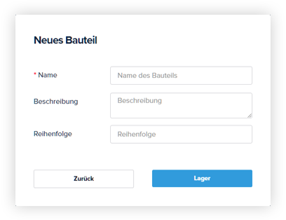 Projekt mit verschiedenen Gebäudeteilen?
