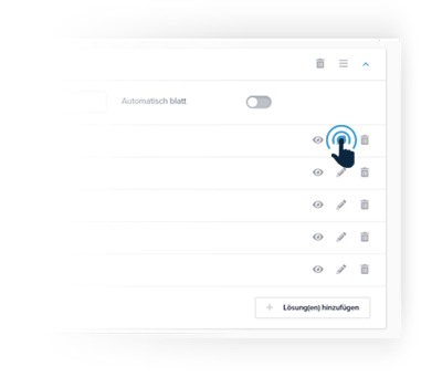Anpassung des Lösungsnamens